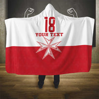 Custom Malta Football Hooded Blanket Tim nazzjonali tal-futbol ta Malta