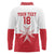 Custom Malta Football Long Sleeve Polo Shirt Tim nazzjonali tal-futbol ta Malta