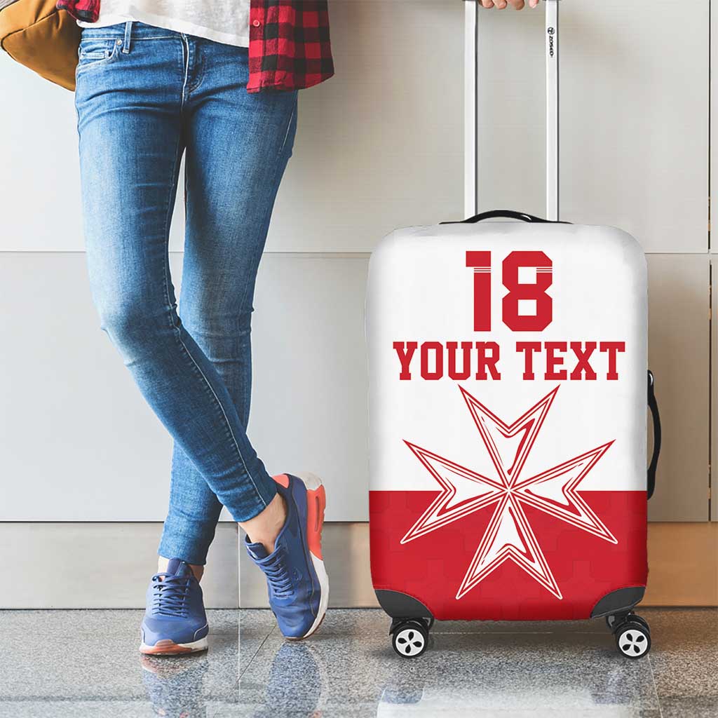 Custom Malta Football Luggage Cover Tim nazzjonali tal-futbol ta Malta