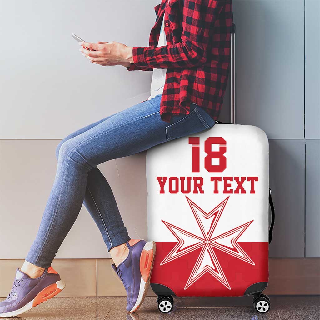 Custom Malta Football Luggage Cover Tim nazzjonali tal-futbol ta Malta