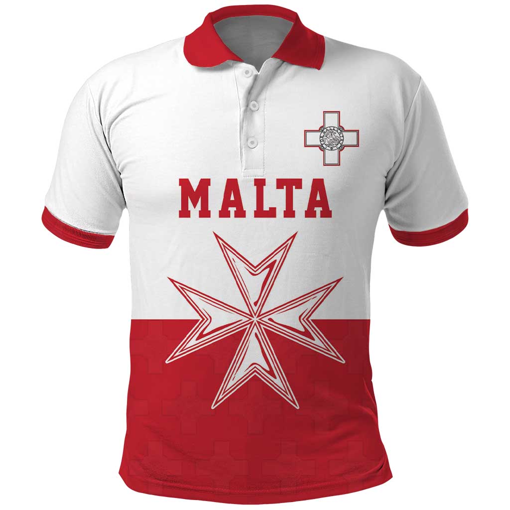 Custom Malta Football Polo Shirt Tim nazzjonali tal-futbol ta Malta