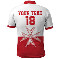 Custom Malta Football Polo Shirt Tim nazzjonali tal-futbol ta Malta