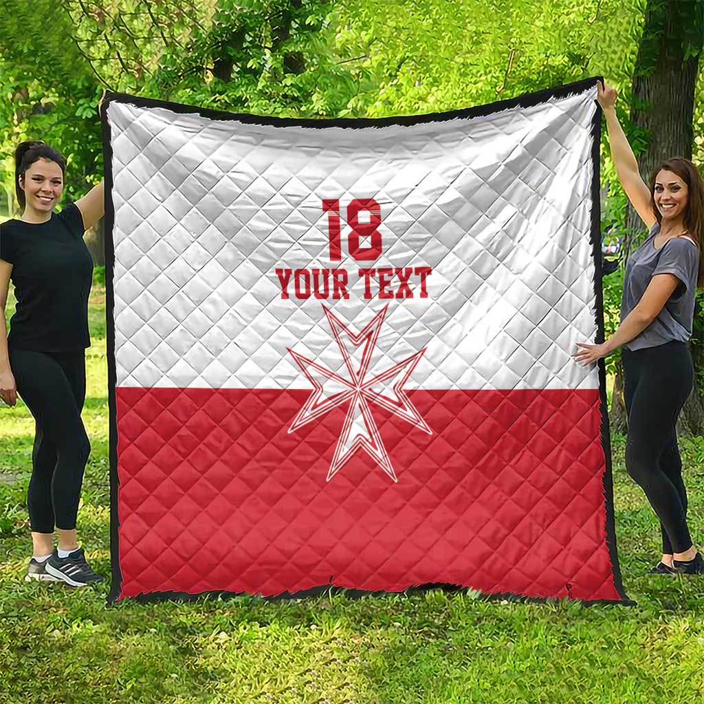 Custom Malta Football Quilt Tim nazzjonali tal-futbol ta Malta