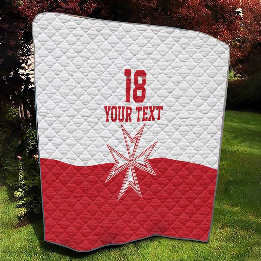 Custom Malta Football Quilt Tim nazzjonali tal-futbol ta Malta