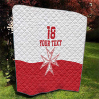 Custom Malta Football Quilt Tim nazzjonali tal-futbol ta Malta