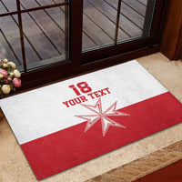 Custom Malta Football Rubber Doormat Tim nazzjonali tal-futbol ta Malta