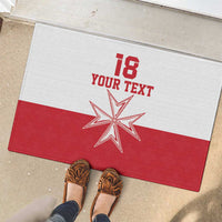 Custom Malta Football Rubber Doormat Tim nazzjonali tal-futbol ta Malta