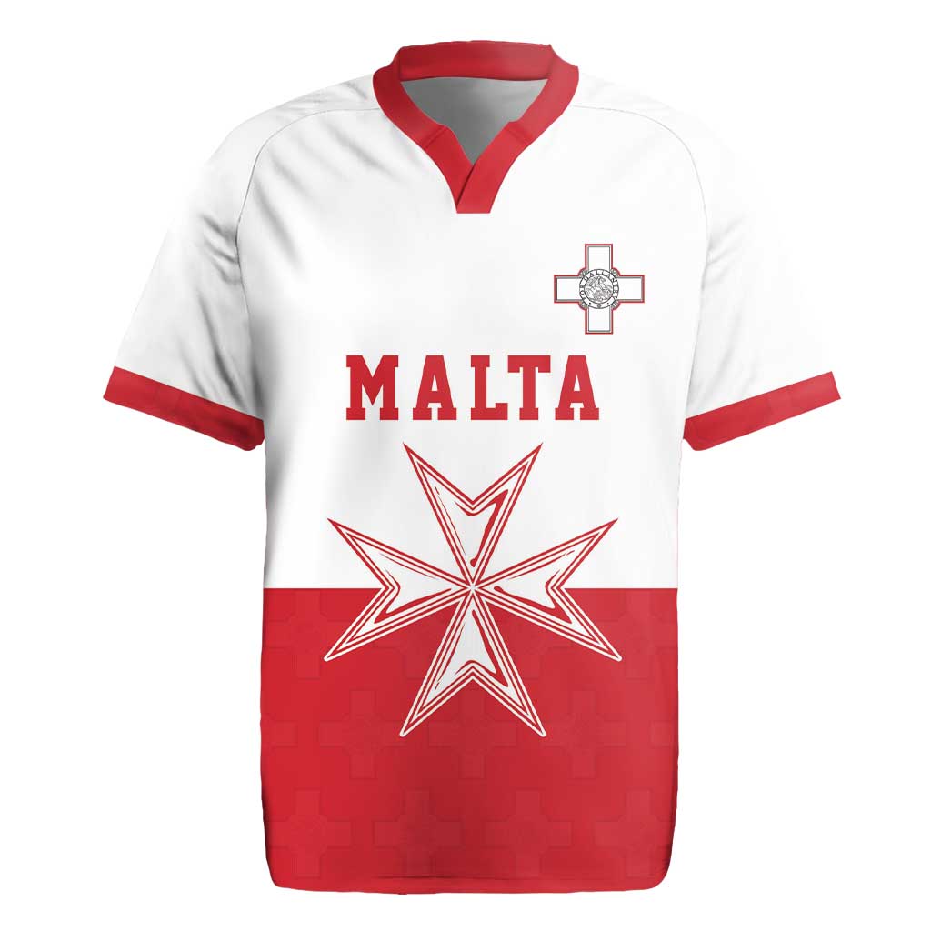 Custom Malta Football Rugby Jersey Tim nazzjonali tal-futbol ta Malta