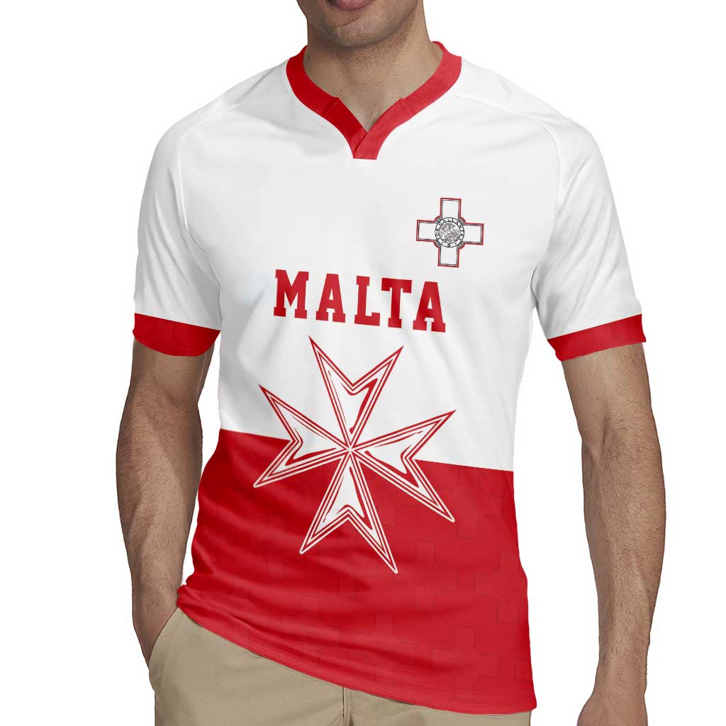 Custom Malta Football Rugby Jersey Tim nazzjonali tal-futbol ta Malta