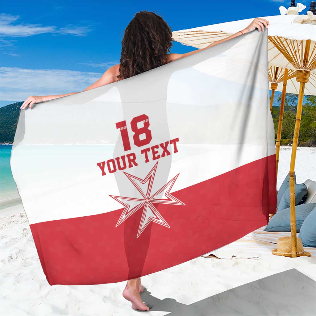 Custom Malta Football Sarong Tim nazzjonali tal-futbol ta Malta