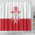Custom Malta Football Shower Curtain Tim nazzjonali tal-futbol ta Malta