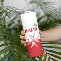 Custom Malta Football Skinny Tumbler Tim nazzjonali tal-futbol ta Malta