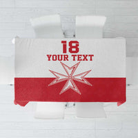 Custom Malta Football Tablecloth Tim nazzjonali tal-futbol ta Malta