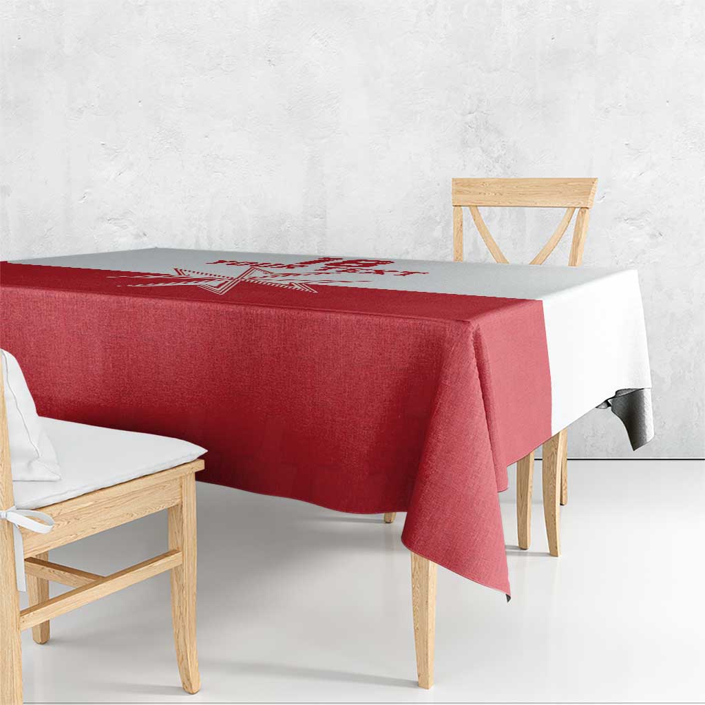 Custom Malta Football Tablecloth Tim nazzjonali tal-futbol ta Malta