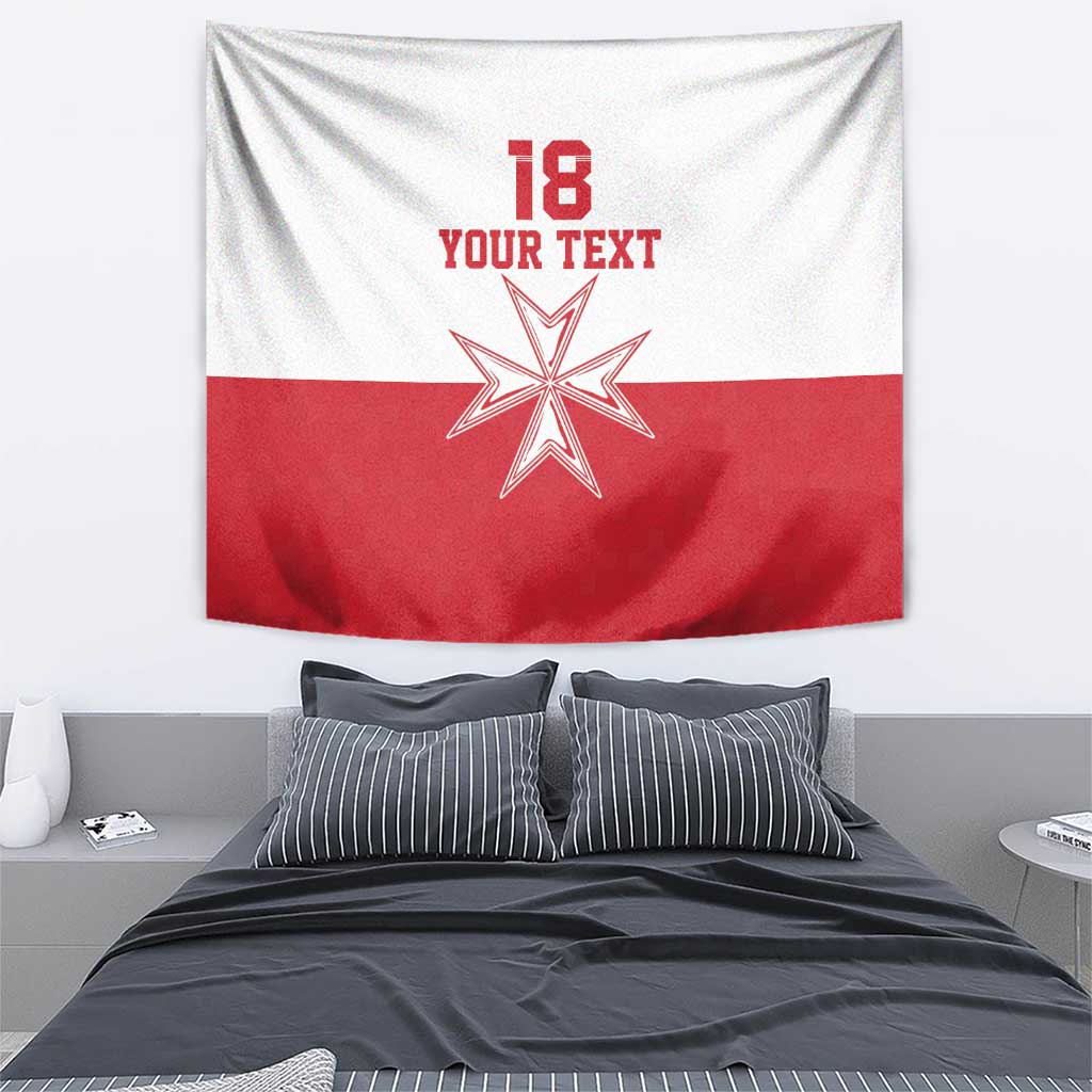 Custom Malta Football Tapestry Tim nazzjonali tal-futbol ta Malta