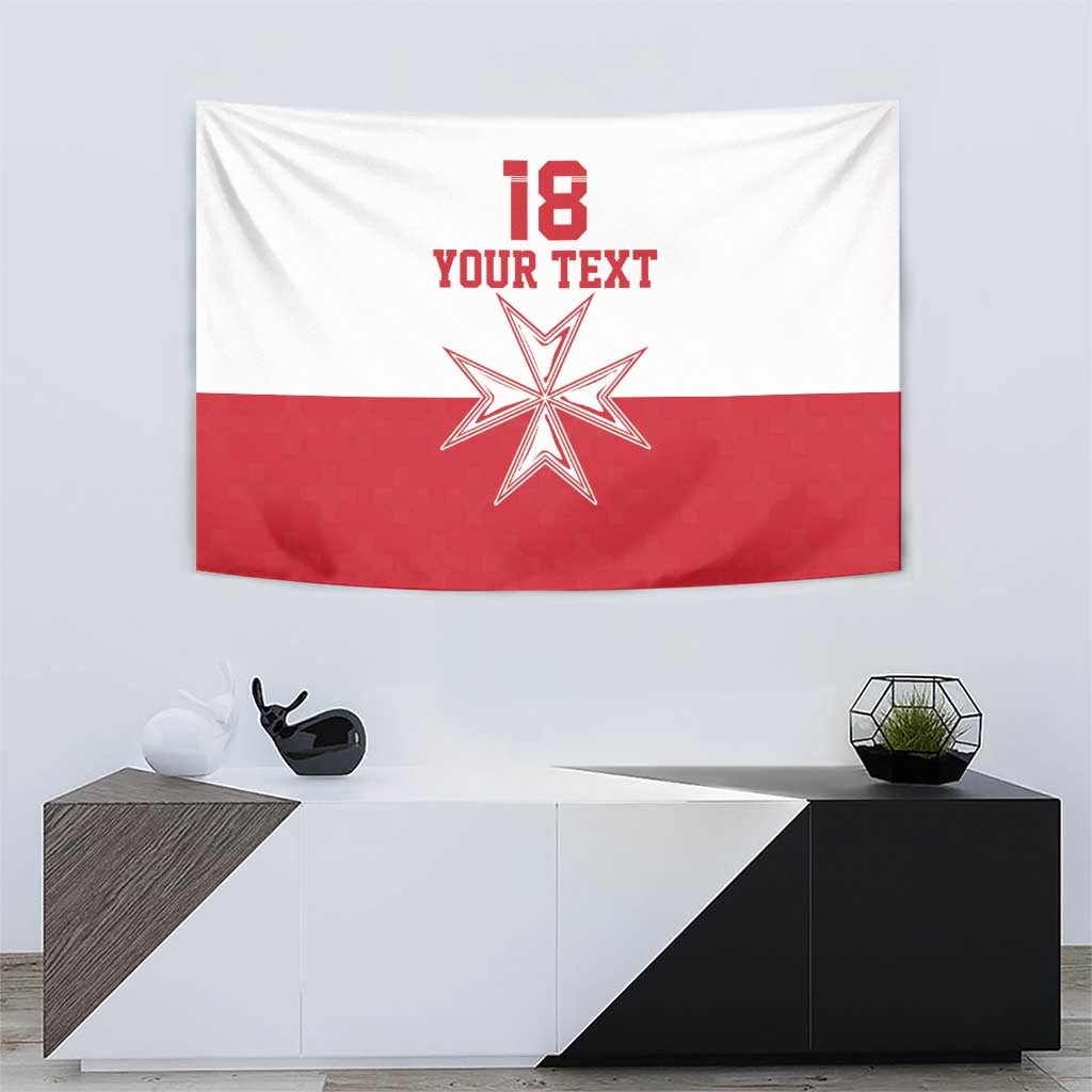 Custom Malta Football Tapestry Tim nazzjonali tal-futbol ta Malta