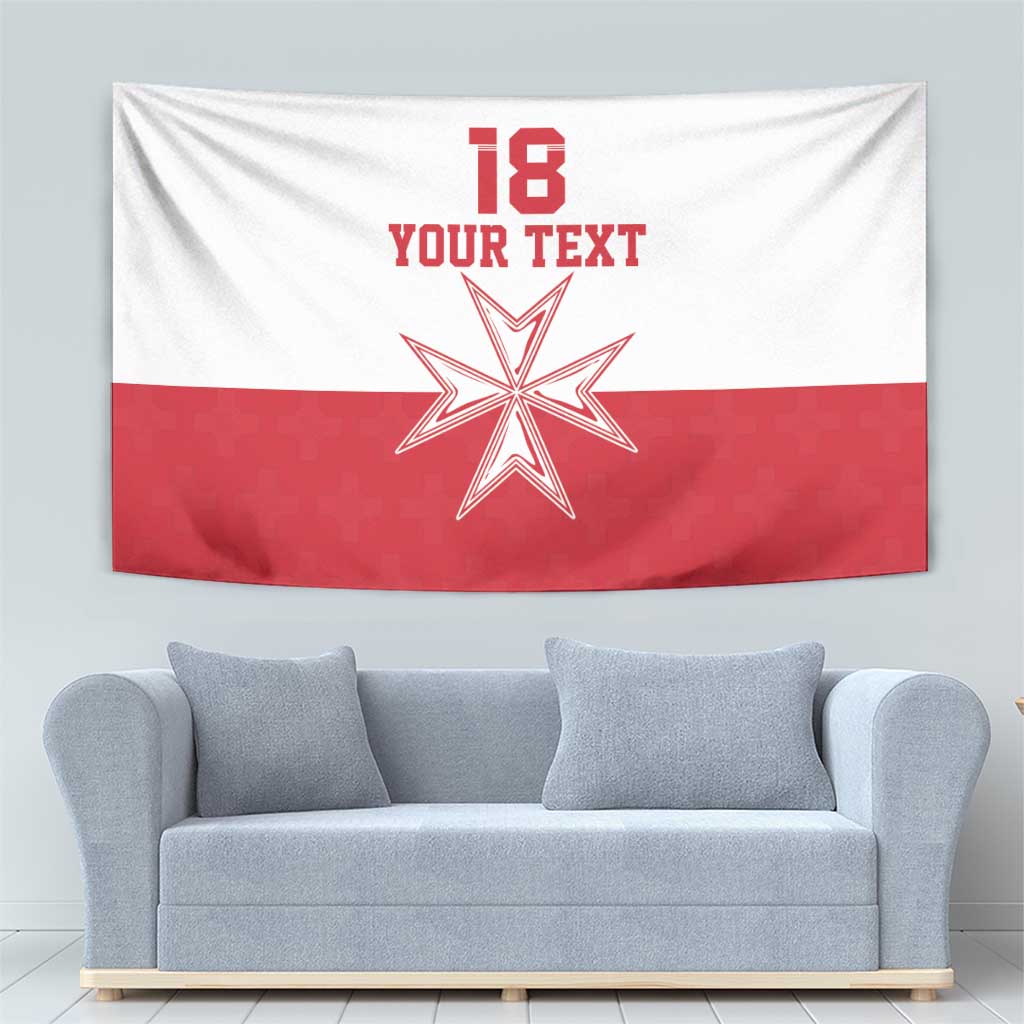 Custom Malta Football Tapestry Tim nazzjonali tal-futbol ta Malta