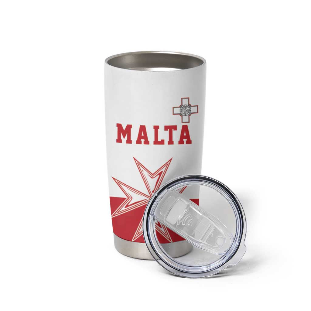 Custom Malta Football Tumbler Cup Tim nazzjonali tal-futbol ta Malta