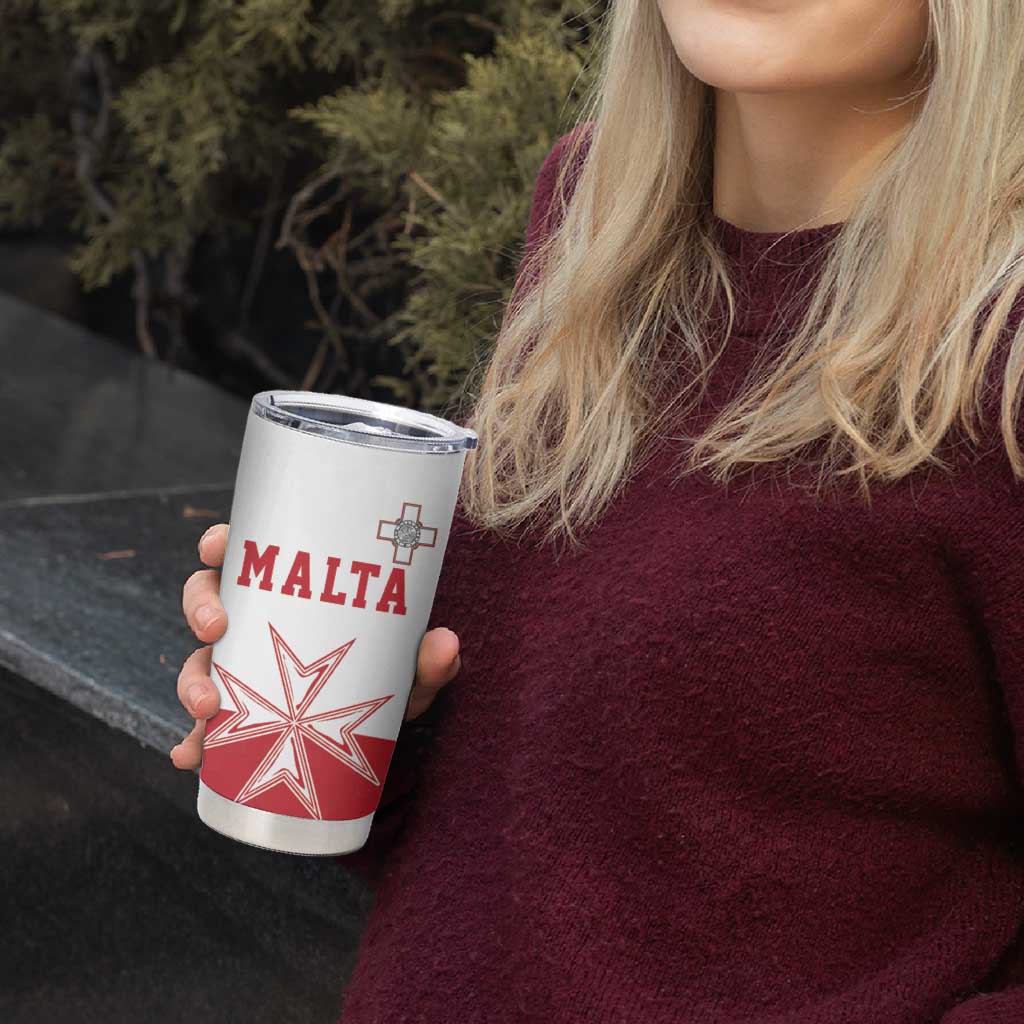 Custom Malta Football Tumbler Cup Tim nazzjonali tal-futbol ta Malta