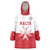 Custom Malta Football Wearable Blanket Hoodie Tim nazzjonali tal-futbol ta Malta