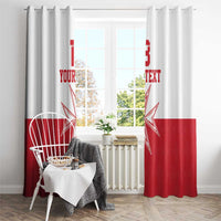 Custom Malta Football Window Curtain Tim nazzjonali tal-futbol ta Malta