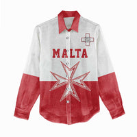 Custom Malta Football Women Casual Shirt Tim nazzjonali tal-futbol ta Malta