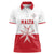 Custom Malta Football Women Polo Shirt Tim nazzjonali tal-futbol ta Malta