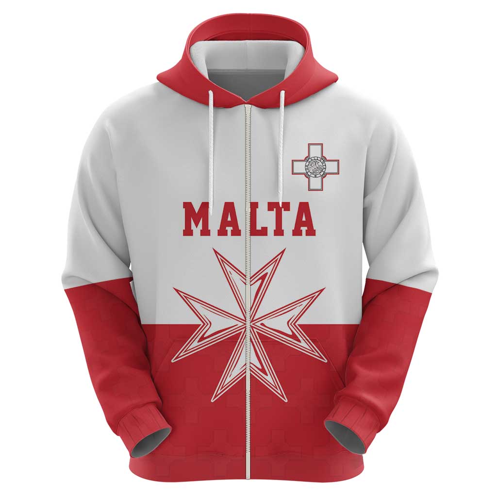 Custom Malta Football Zip Hoodie Tim nazzjonali tal-futbol ta Malta