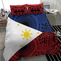 Philippines National Flag Day Bedding Set Filipino Tribal Pattern