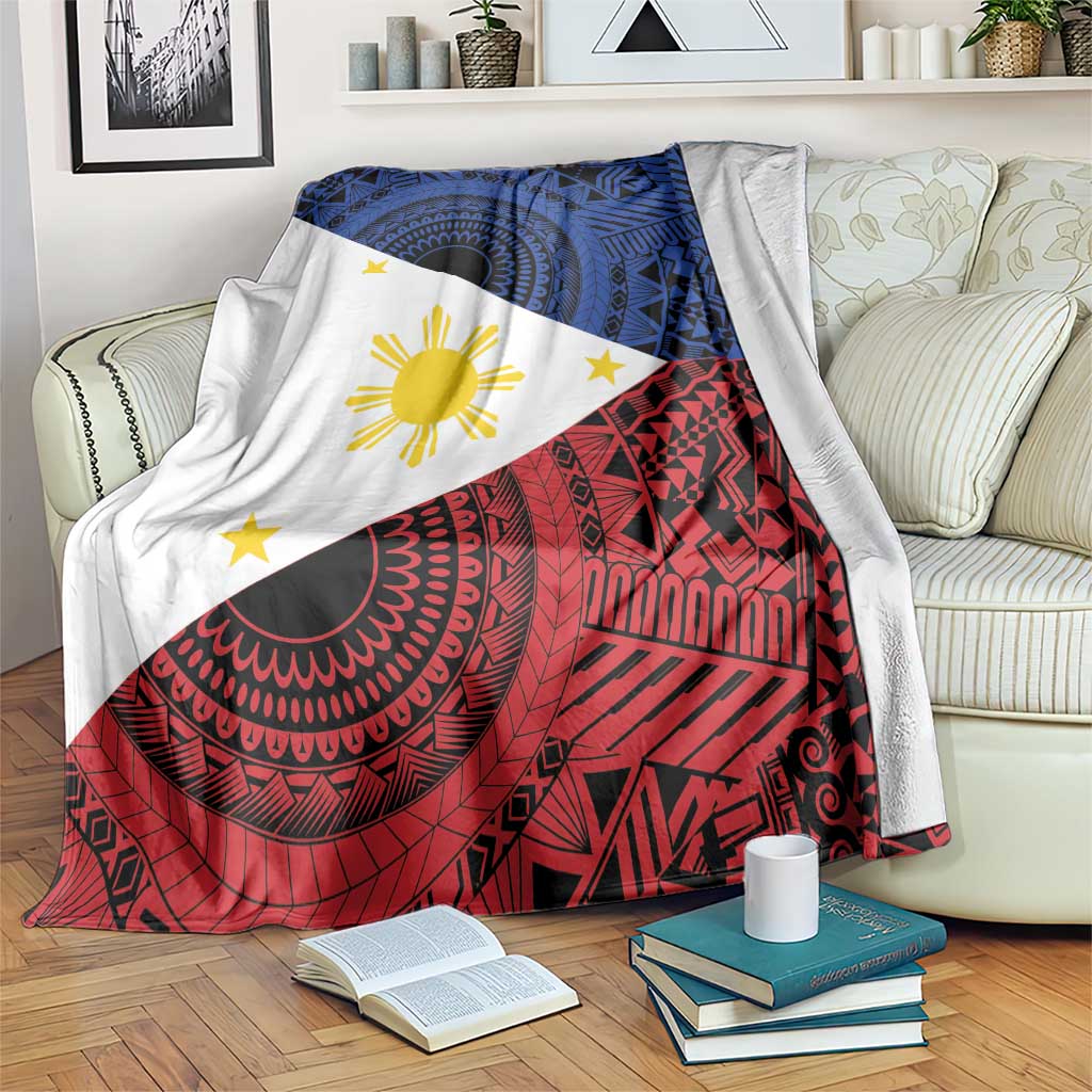 Philippines National Flag Day Blanket Filipino Tribal Pattern