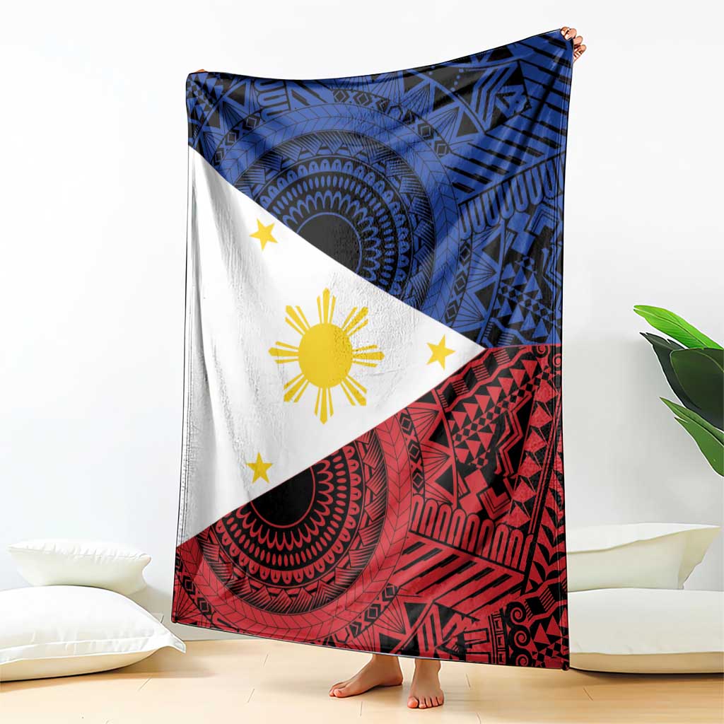Philippines National Flag Day Blanket Filipino Tribal Pattern