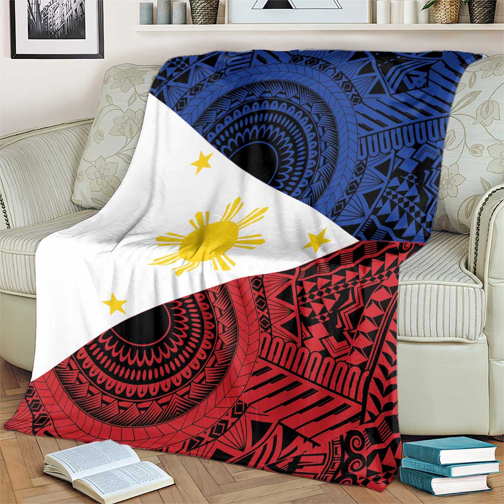 Philippines National Flag Day Blanket Filipino Tribal Pattern