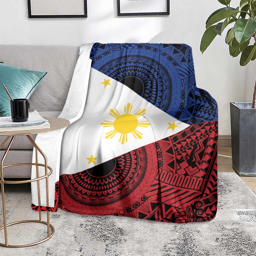 Philippines National Flag Day Blanket Filipino Tribal Pattern