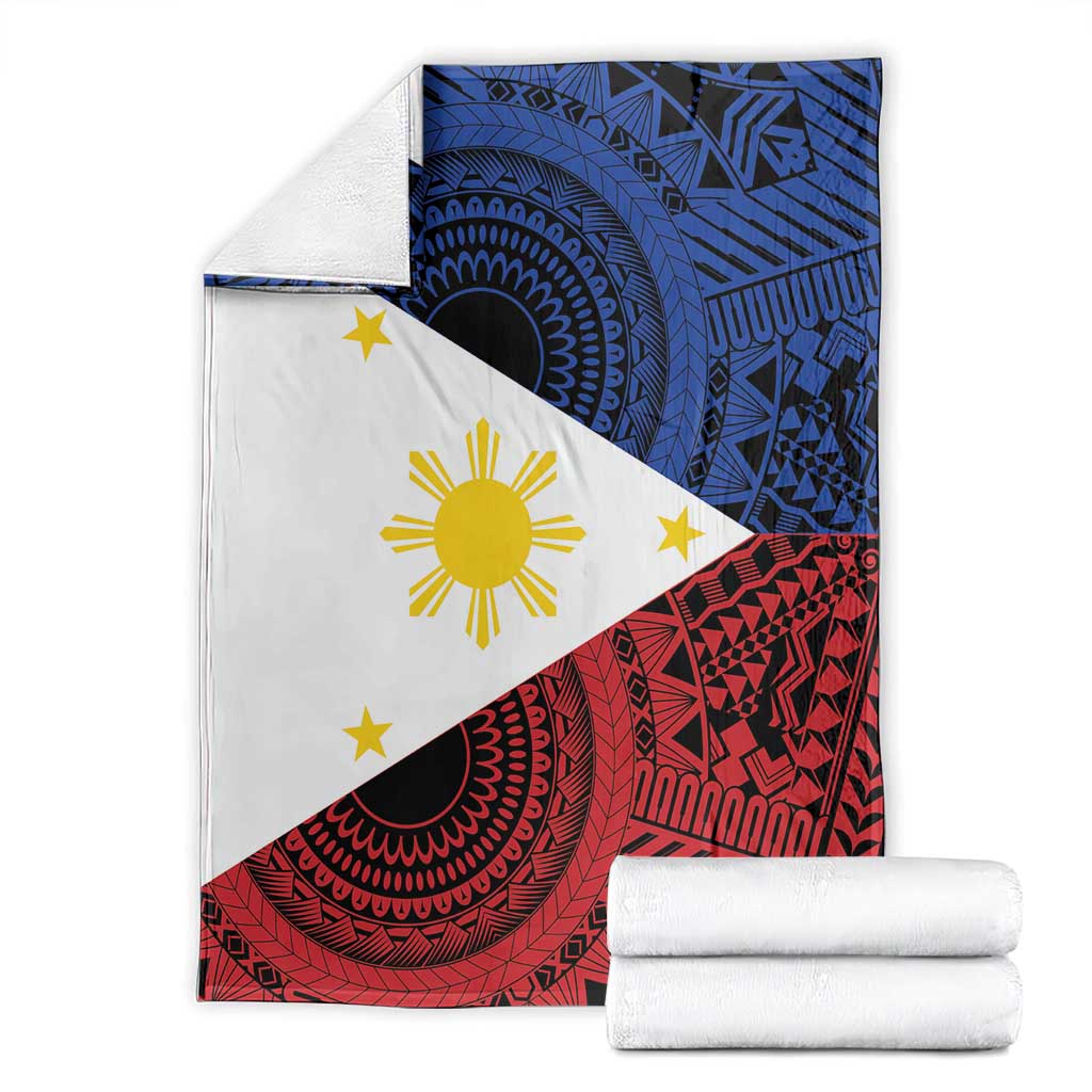 Philippines National Flag Day Blanket Filipino Tribal Pattern