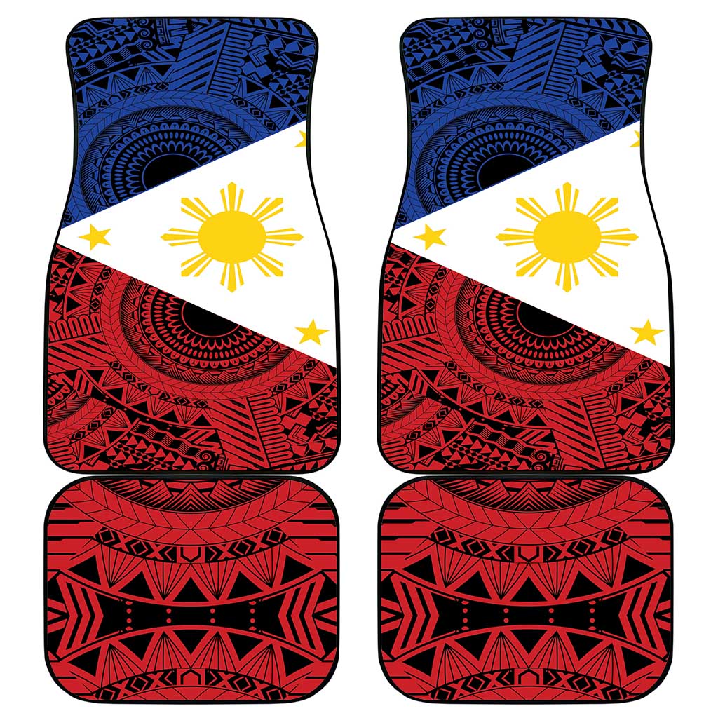 Philippines National Flag Day Car Mats Filipino Tribal Pattern