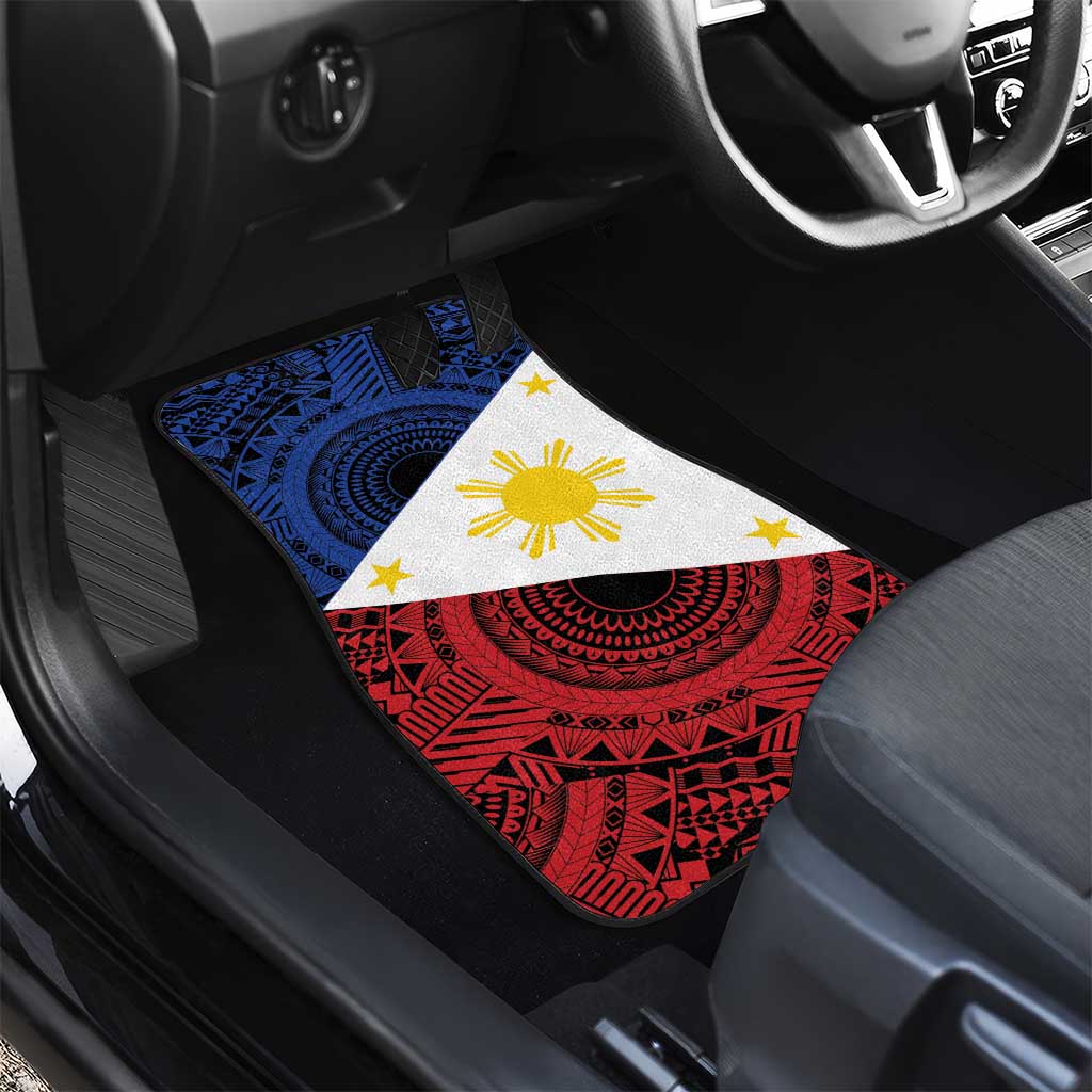 Philippines National Flag Day Car Mats Filipino Tribal Pattern