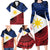 Philippines National Flag Day Family Matching Long Sleeve Bodycon Dress and Hawaiian Shirt Filipino Tribal Pattern