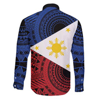 Philippines National Flag Day Family Matching Mermaid Dress and Hawaiian Shirt Filipino Tribal Pattern