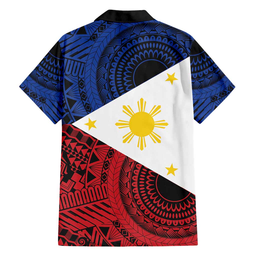 Philippines National Flag Day Family Matching Puletasi and Hawaiian Shirt Filipino Tribal Pattern