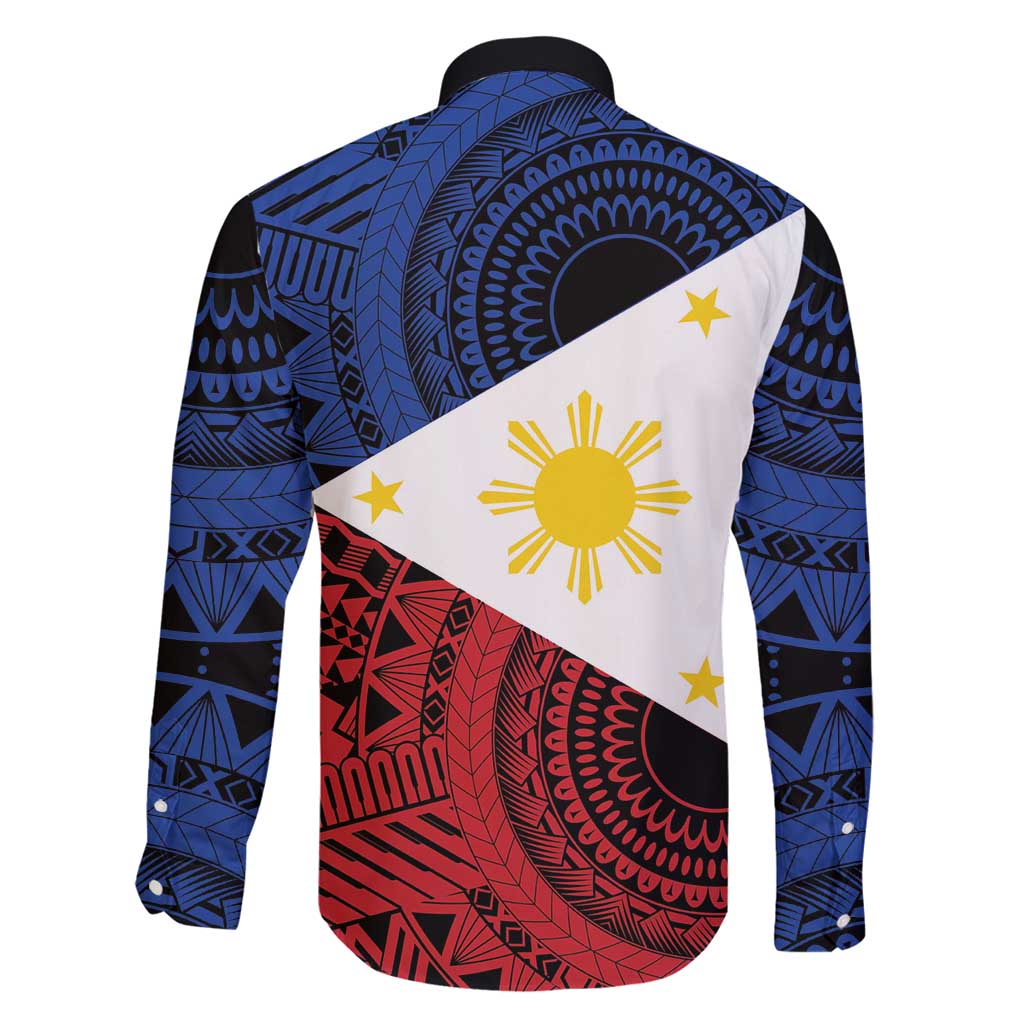 Philippines National Flag Day Family Matching Summer Maxi Dress and Hawaiian Shirt Filipino Tribal Pattern