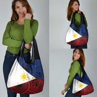 Philippines National Flag Day Grocery Bag Filipino Tribal Pattern