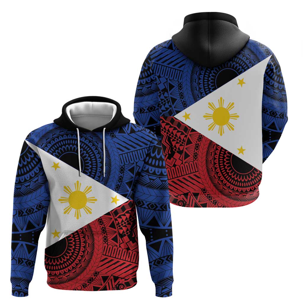 Philippines National Flag Day Hoodie Filipino Tribal Pattern