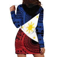 Philippines National Flag Day Hoodie Dress Filipino Tribal Pattern