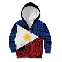 Philippines National Flag Day Kid Hoodie Filipino Tribal Pattern