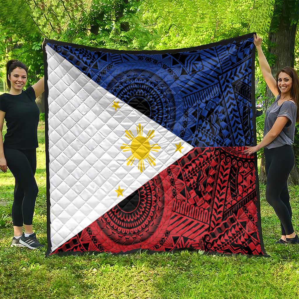 Philippines National Flag Day Quilt Filipino Tribal Pattern