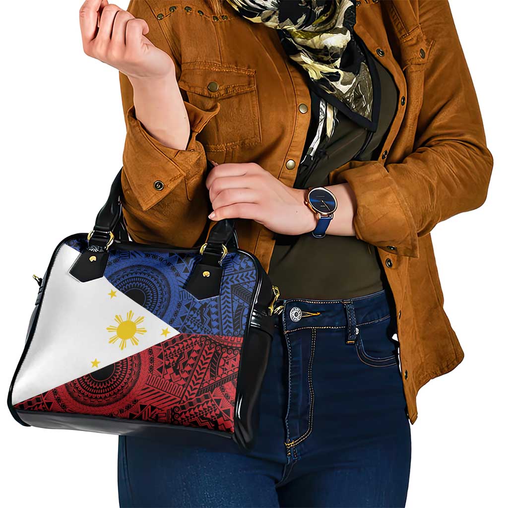 Philippines National Flag Day Shoulder Handbag Filipino Tribal Pattern