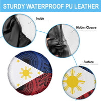 Philippines National Flag Day Spare Tire Cover Filipino Tribal Pattern