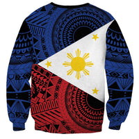 Philippines National Flag Day Sweatshirt Filipino Tribal Pattern