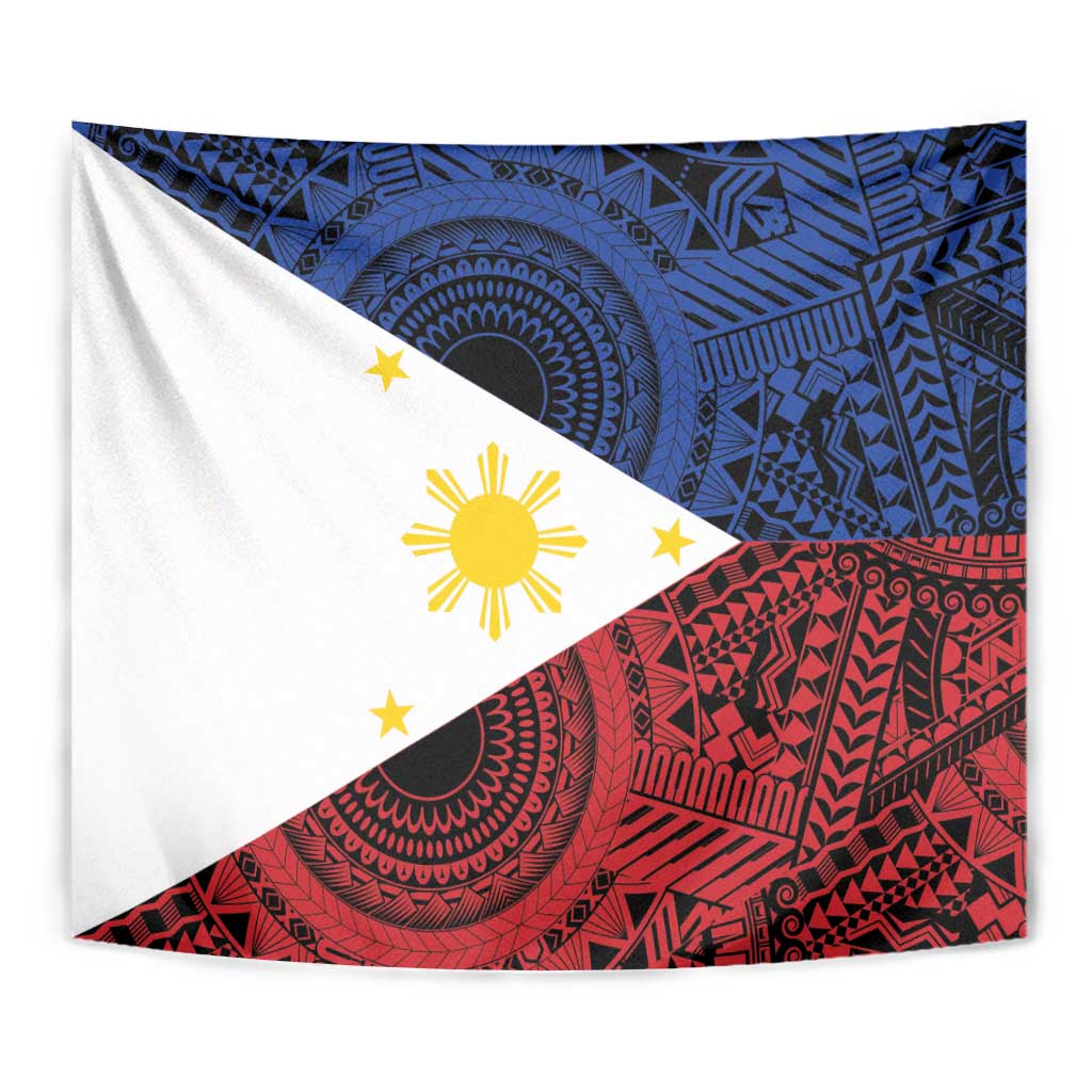 Philippines National Flag Day Tapestry Filipino Tribal Pattern