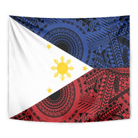 Philippines National Flag Day Tapestry Filipino Tribal Pattern